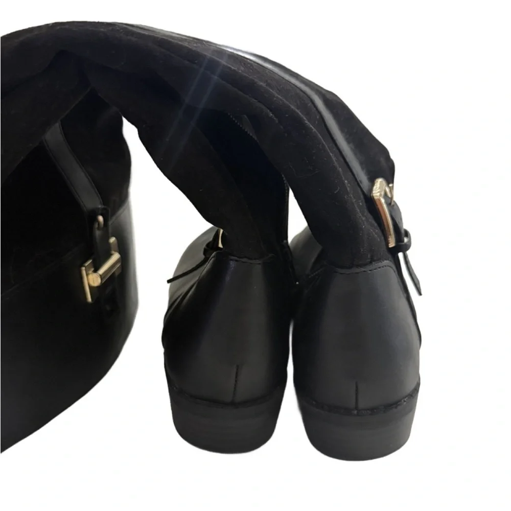 Karen Scott Deliee Black Riding Boots. Size 7M